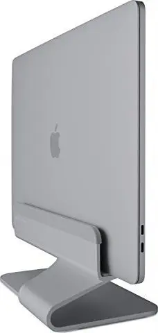 Mbajtëse vertikale Rain Design MTower, për MacBook 17", alumini, gri