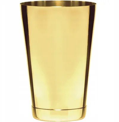 Shaker koktej Boston Gold, çelik inox, profesional, ngjyrë ari - 4