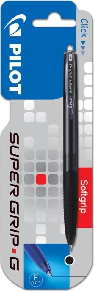 Stilolaps Pilot Super Grip G Automatic, 0.7mm, bojë e zezë - 1