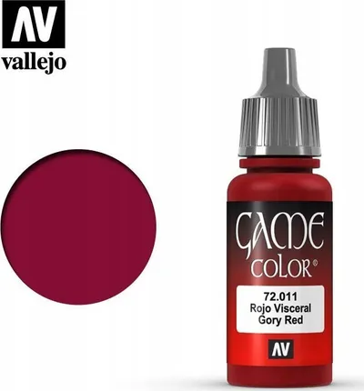 Ngjyrë akrilike Vallejo Game Color 72011, 17ml, Gory Red, e kuqe - 2