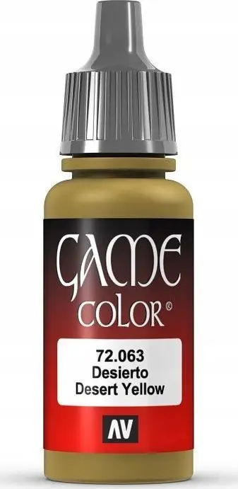 Ngjyrë akrilike Vallejo Game Color 72063 Desert Yellow, 17ml, e verdhë shkretëtire