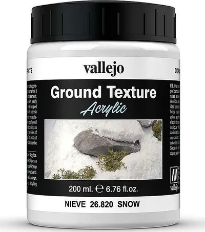 Ngjyrë diorama Vallejo Diorama Effects Ground Snow, pastë borë, 200ml, e bardhë - 1