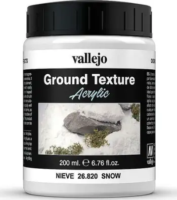 Ngjyrë diorama Vallejo Diorama Effects Ground Snow, pastë borë, 200ml, e bardhë
