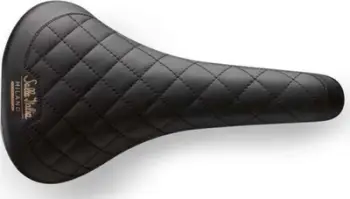 Shalë biçiklete Selle Italia Turbo Bonnie, Fec Alloy, stil retro, e zezë