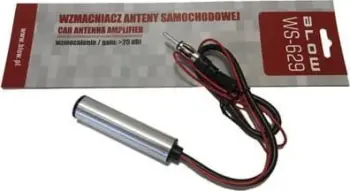 Amplifikator antene WS-629, fitim deri 25 dBi, për veturë, i zi