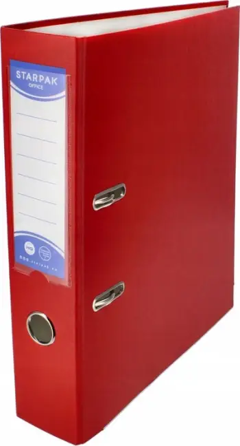 Dosje unazore Starpak Binder A4, shpinë 75mm, e kuqe