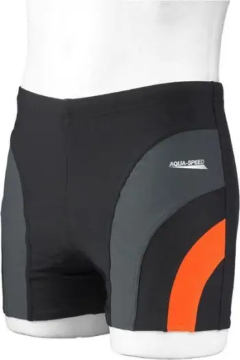 Mbathje noti për meshkuj Aqua-Speed, L, të zeza/portokalli/hirta