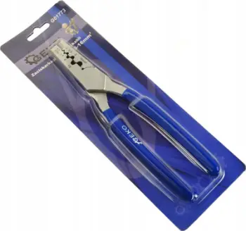 Pinca krimpuese GEKO, për busulla kabllosh 0.5-16 mm², 220 mm, blu