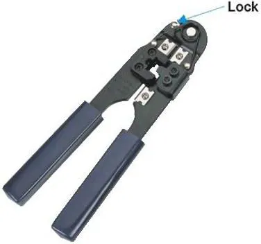 Pinca krimpuese Red Fighter RJ45, për kabllo LAN, e zezë - 1