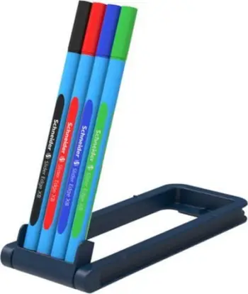 Stilolaps Schneider Slider Edge XB, set 4 copë, ngjyra të përziera