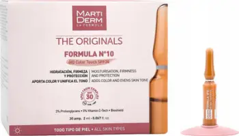 Ampula për fytyrë Martiderm Formula Nº10, SPF 30, me ngjyrë, 30 copë