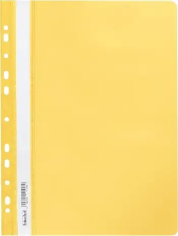 Dosje varëse APLI Soft Yellow PP A4, kapak transparent, e verdhë