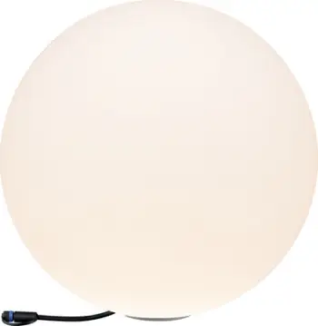 Dritë dekorative Paulmann Plug & Shine LED Globe 50cm, për jashtë, e bardhë
