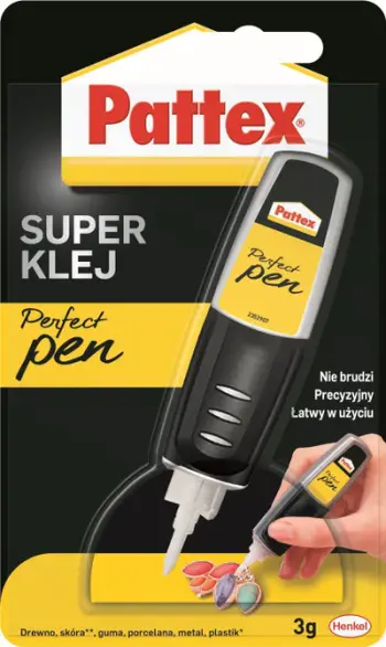 Super ngjitës Henkel Super Glue Perfect Pen, 3g, transparent