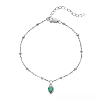 Byzylyk për femra Hot Diamonds April, i argjendtë