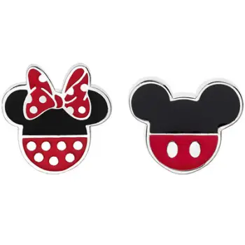 Vathë për fëmijë Disney Mickey and Minnie Mouse, të kuq/zinj