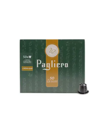 Caffè Pagliero Crema Bar, përzierje kompatibile me Nespresso® (50 kapsula)