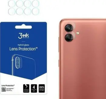 Mbrojtës lente 3MK Lens Protect për Samsung Galaxy A04, set 4 copë, transparend