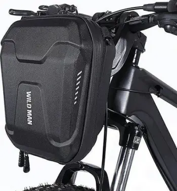 Çantë kornize për biçikletë Wildman E8, 3L, rezistente ndaj ujit, e zezë