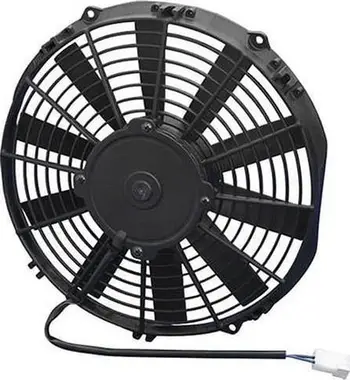 Ventilator ftohës SPAL 280mm SLIM, thithës, i zi