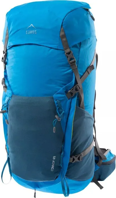 Çantë shpine për hiking Elbrus Convoy 65, 65 L, e kaltër - 2