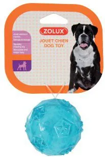 Lodër top Zolux POP ball 7.5 cm, i kaltër - 1