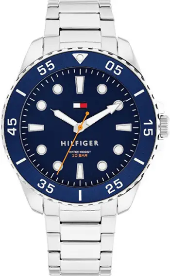 Orë për meshkuj Tommy Hilfiger Oceanic 1792202, e argjendtë