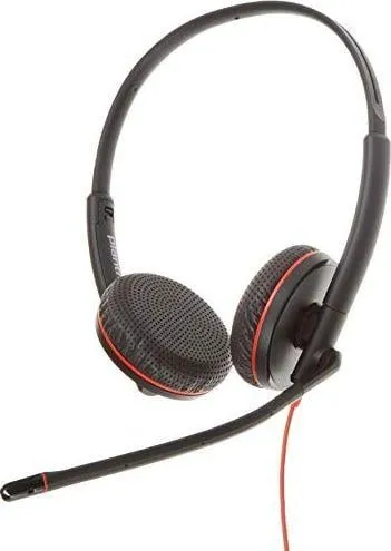 Kufje Plantronics Blackwire C3225, USB C, stereo, të zeza - 1