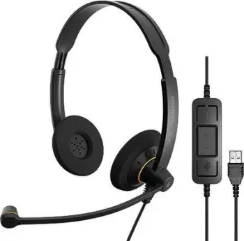 Kufje Sennheiser SC 60 USB, të zeza