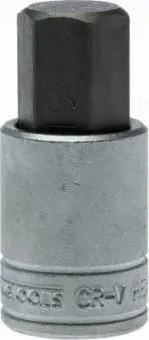 Prizë bit Teng Tools 1/2", hex 19mm, metalik