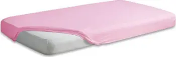 Çarçaf fitted Matex Jersey Premium, 180x200 cm, pambuk 100%, rozë