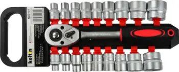 Set çelësa doko KELTIN, ratchet 1/2", 8-32mm, 19 copë