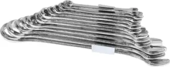 Set çelësa të hapur GEKO, 12 copë, 6-22mm, metalik