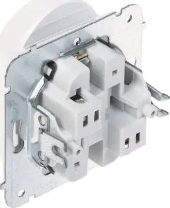 Prizë dyshe Elektro-Plast Santra 4143-10 EPN, 230V, 16A, e bardhë