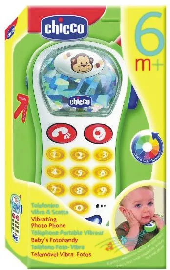 Lodër telefon Chicco Camera Phone 60067, me drita dhe tinguj, shumëngjyrësh - 1