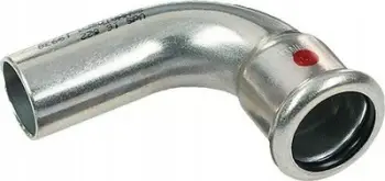 Kënd 90° Sanha Single Socket Nipple Bend 42, çelik i galvanizuar