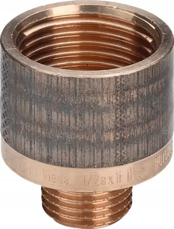 Bashkues bronzi me fije 3242, reduktues 3/8" në 1/2", mashkull femër