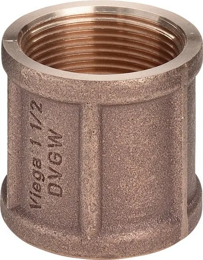 Bashkues bronzi Banyo Type 3270, 1 1/2" DN40, filetë femërore, i kuq - 1
