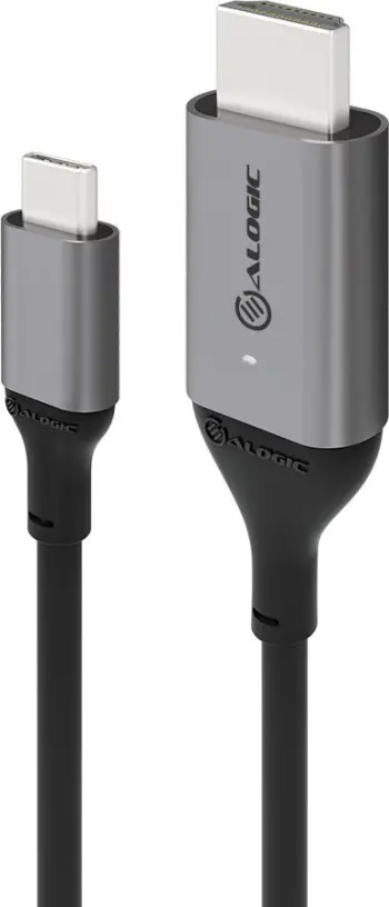 Kabllo ALOGIC Ultra USB C në HDMI, 1m, 4K 60Hz, e zezë