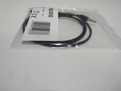 Kabllo audio GEQUDIO WA9406, 3.5mm jack, e zezë - 1