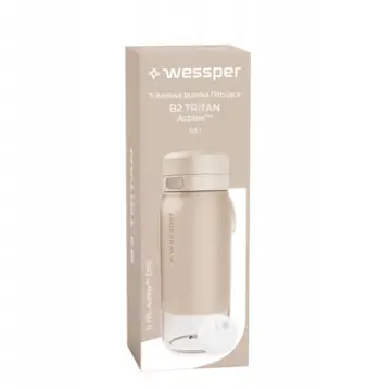 Shishe filtruese WESSPER B2 TRITAN Actitex, bezhë