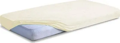 Çarçaf fitted Matex Terry Premium, 180x200 cm, krem i çelët - 1