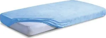 Çarçaf fitted Multitex Premium 24, 100x200 cm, terry me lastik, blu