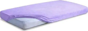 Çarçaf fitted Premium Terry, 160x200 cm, me lastik, gri heather