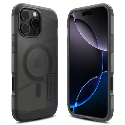 Mbrojtëse Spigen për iPhone 16 Pro, e zezë - 1