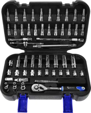 Set çelësash GEKO Torx 56 copë, 1/4", CrV, në kuti plastike