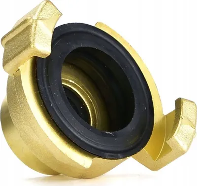 Bashkues kthetra Geka, femër me filetë të brendshme 1/2", bronz - 1