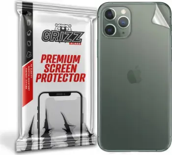 Folie mbrojtëse mbrapa GrizzGlass për Apple iPhone 11 Pro Max, satën, transparente