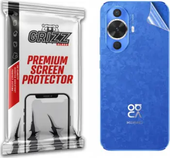 Folie mbrojtëse për pjesën e pasme Grizz SatinSkin për Huawei Nova 12 Lite, transparente