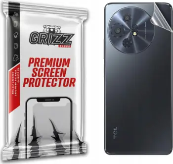 Folie mbrojtëse Grizz SatinSkin për TCL 50 LE, për pjesën e pasme, transparente